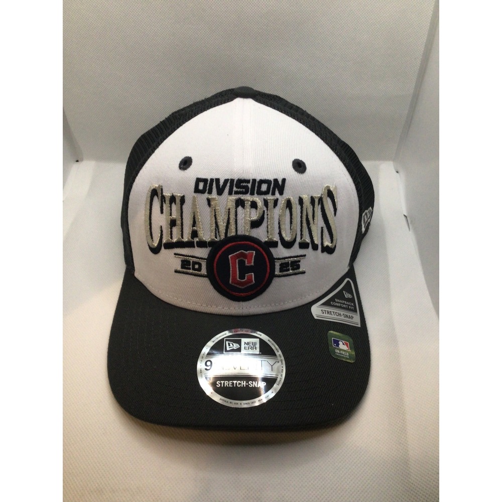 New Era Cleveland Guardians Division Champions 9SEVENTY Stretch-Snap Trucker Hat